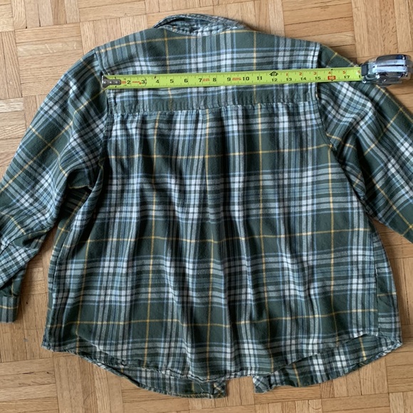 Green Plaid Long-sleeve T - Picture 5 of 13